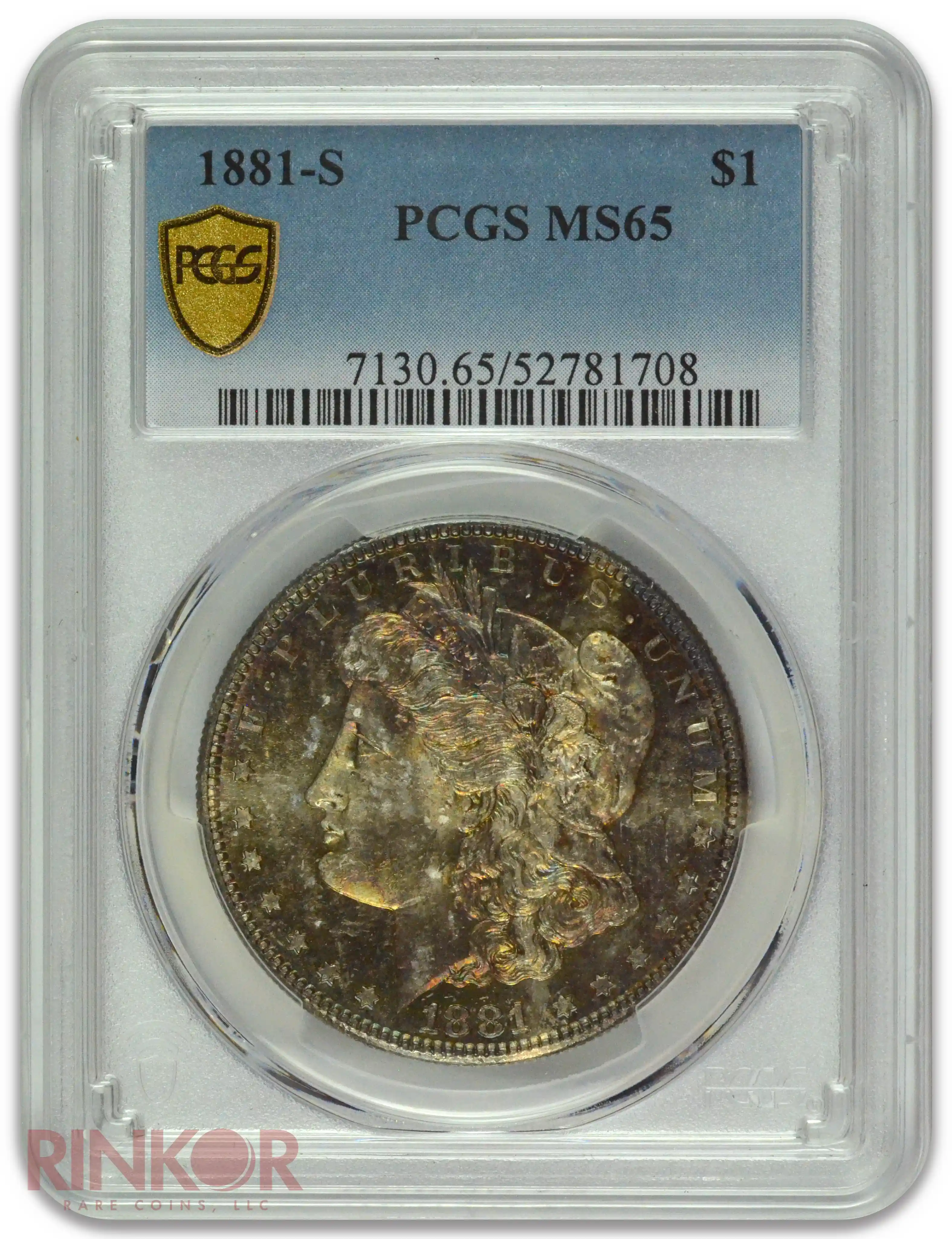 1881-S $1 Morgan Dollar PCGS MS 65