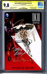 Dark Knight 3: The Master Race #4 CGC 9.8 SIgnature Series Signed by Brian Azzarello, Klaus Janson, Andy Kubert, & Frank Miller 