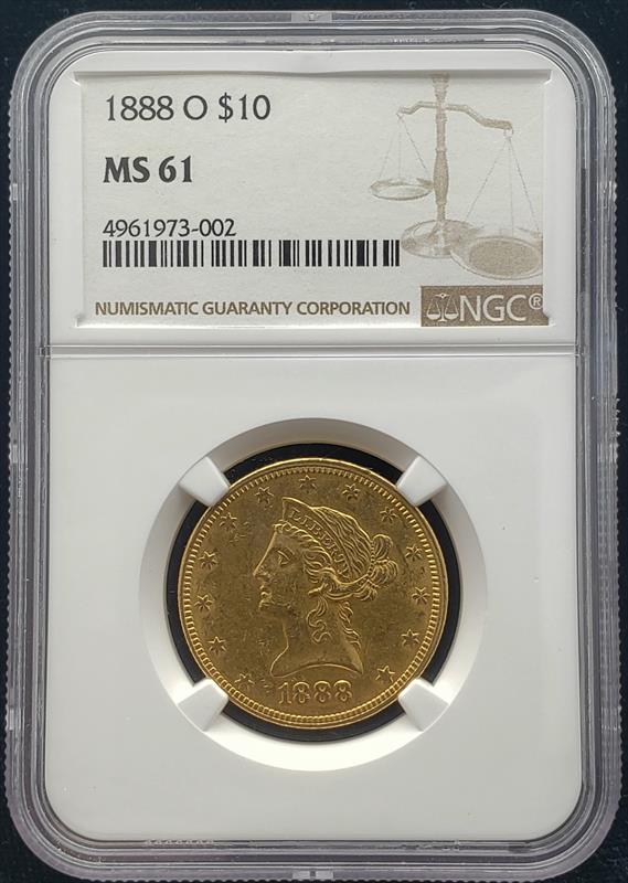1880-O Liberty Head NGC MS61