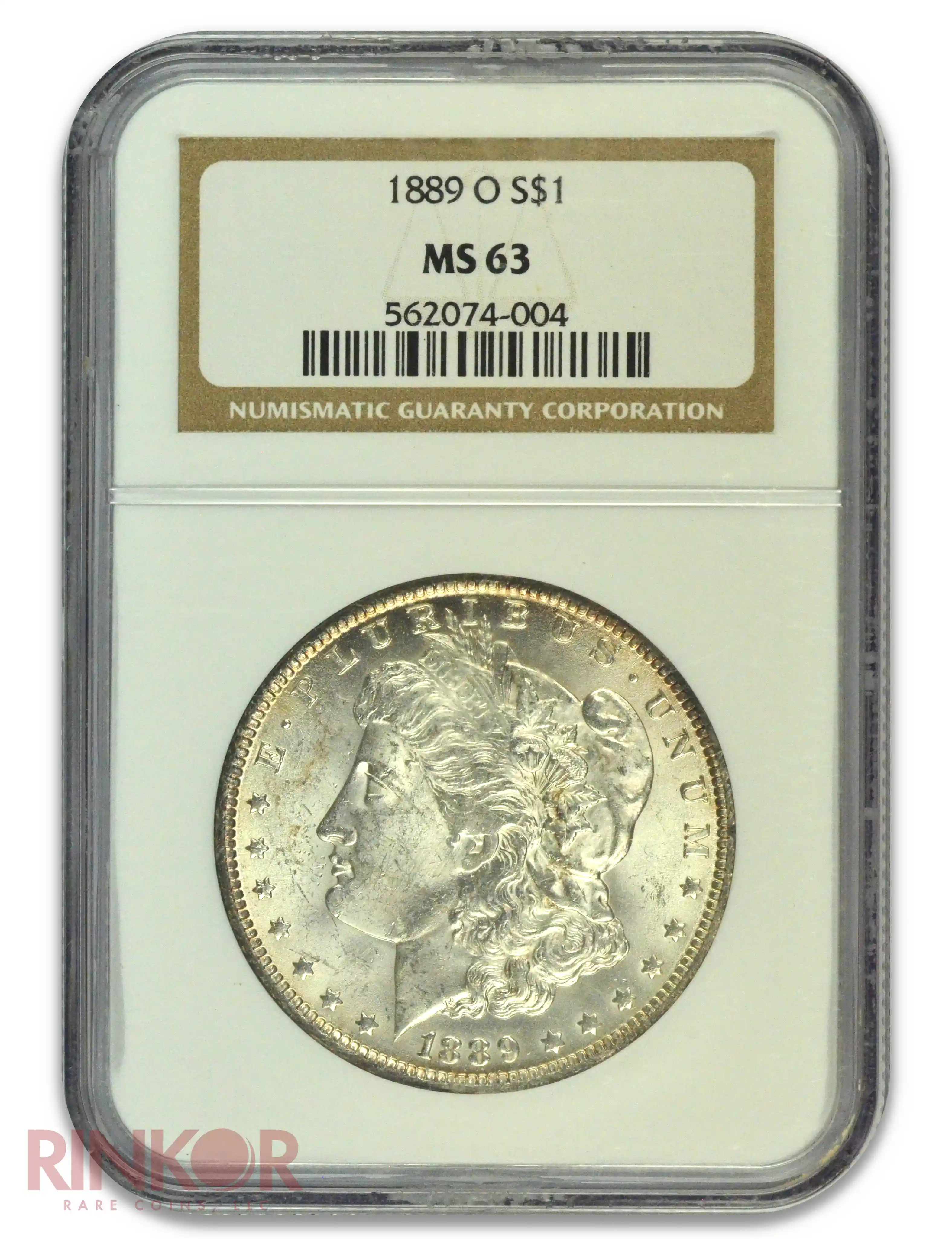 1889-O $1 Morgan Dollar NGC MS 63