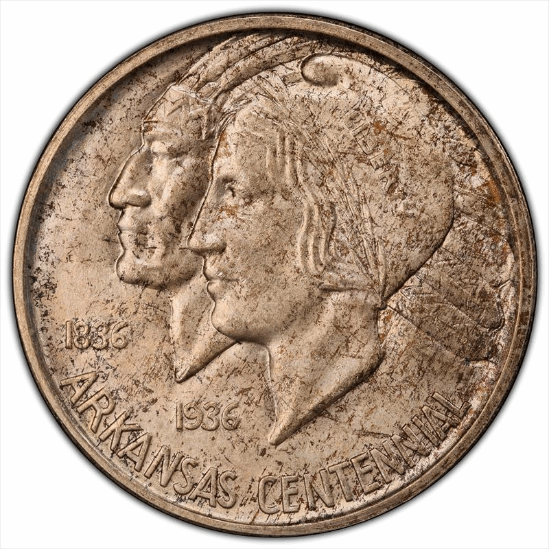 1936-D Arkansas 50C PCGS MS 66 CAC