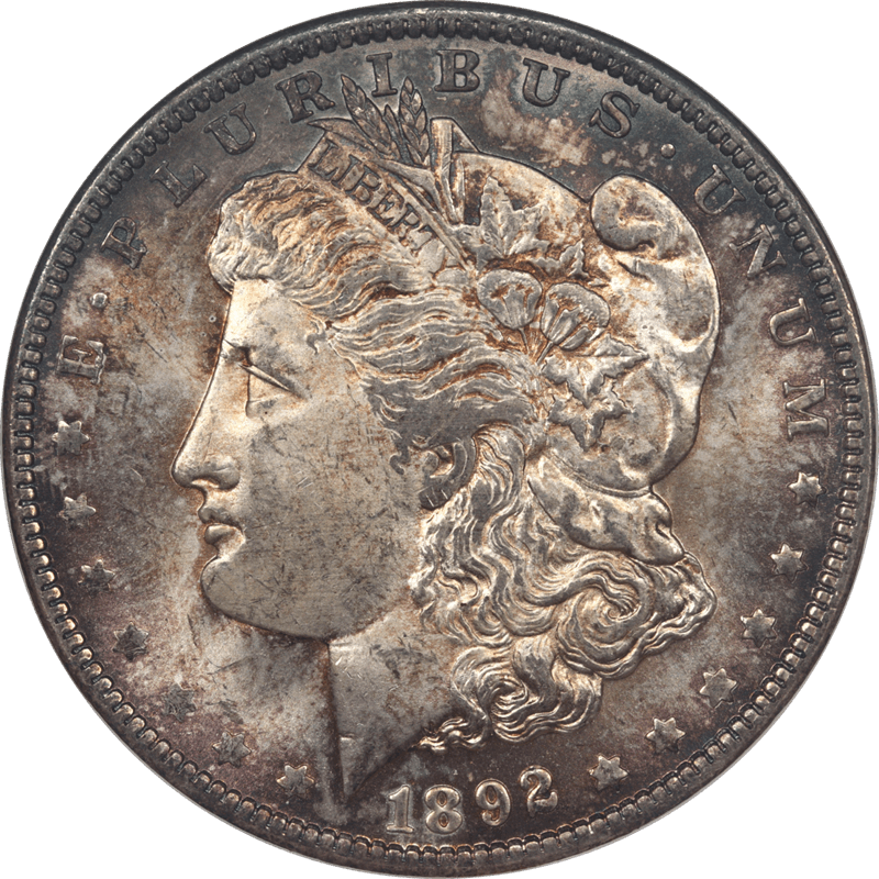 1892-O Morgan Silver Dollar $1 NGC MS 64 