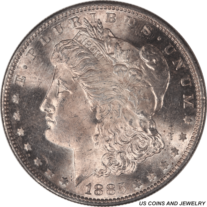1885-S MORGAN $1 