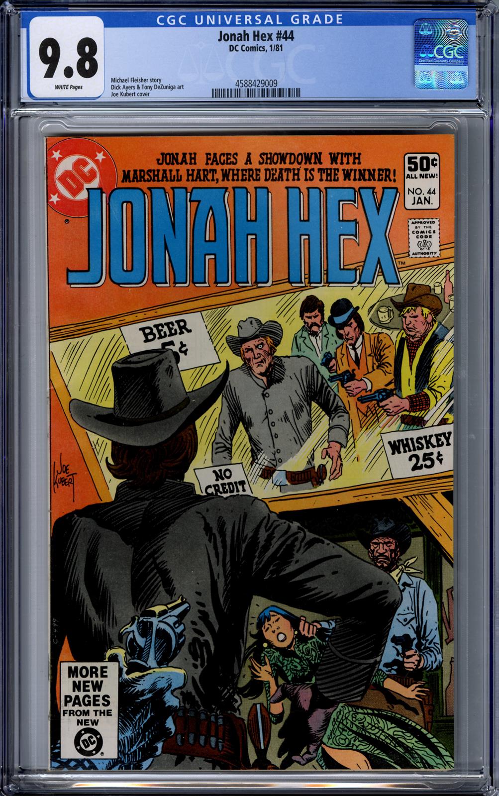 Jonah Hex #44 DC Comics 1/81 CGC 9.8
