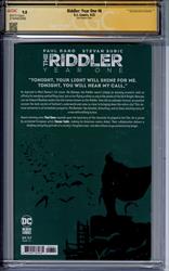 Riddler: Year One #6 CGC Signature Series 9.8 (D.C., 2023) Signed by Stevan Subic 