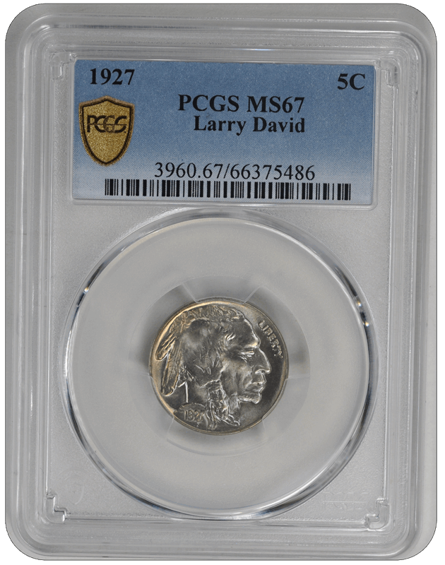 1927 Buffalo PCGS MS 67