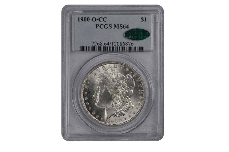 1900-O/CC $1 Overmintmark Morgan Dollar PCGS  (CAC) #3442-51 MS64