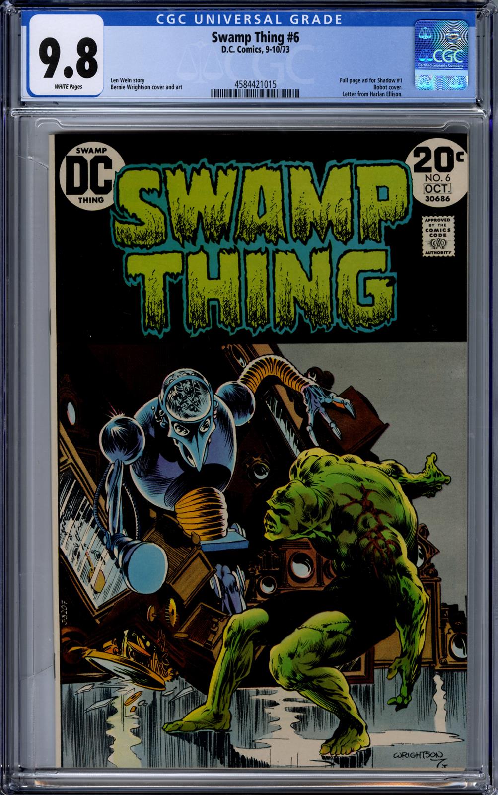 Swamp Thing #6 CGC 9.8 