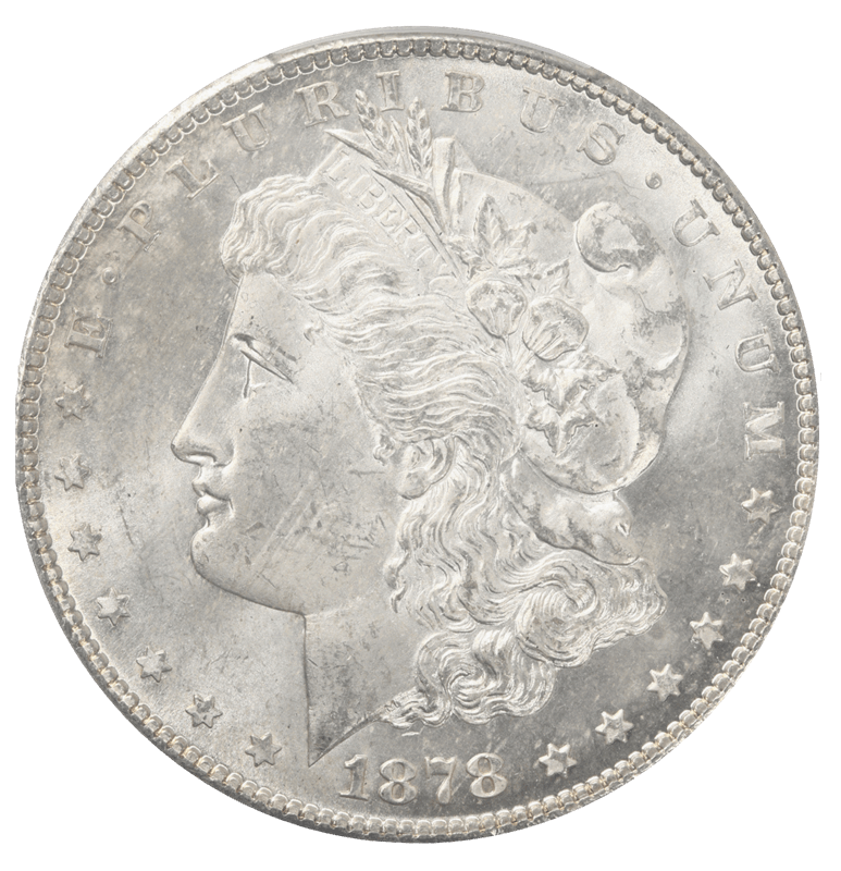 1878-S Morgan Silver Dollar PCGS MS 65