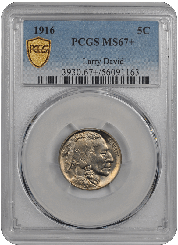 1916 Buffalo PCGS MS 67 +