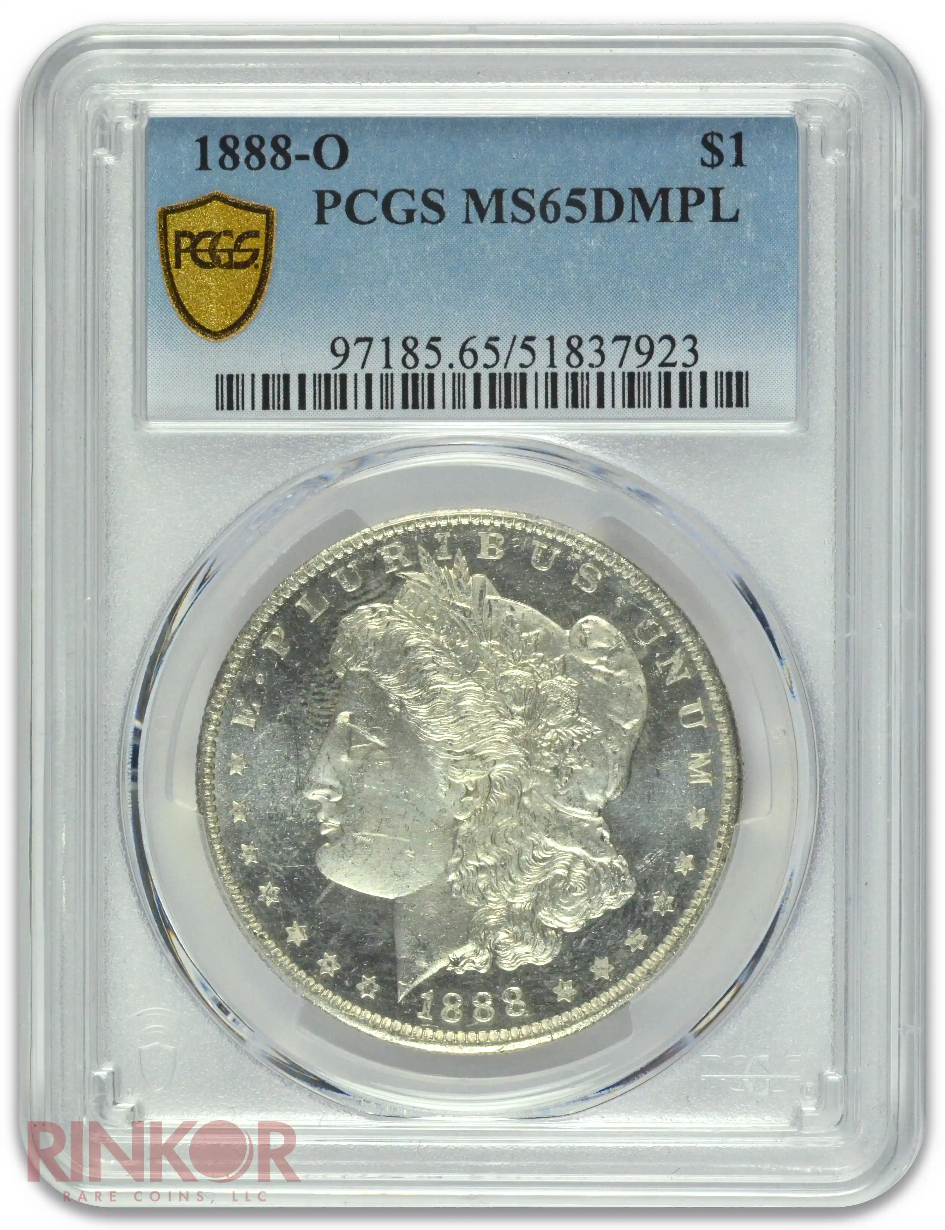 1888-O $1 Morgan Dollar PCGS MS 65 DMPL