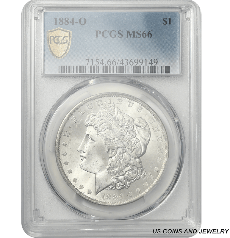 1884-O Morgan Silver Dollar, PCGS MS 66 - Nice White 