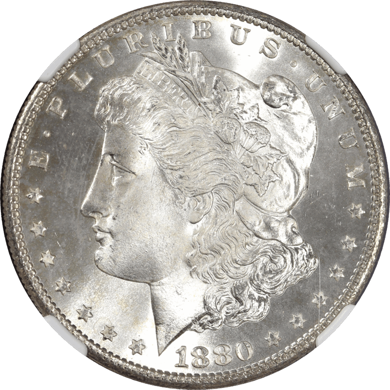 1880 S  Morgan Dollar MS 68