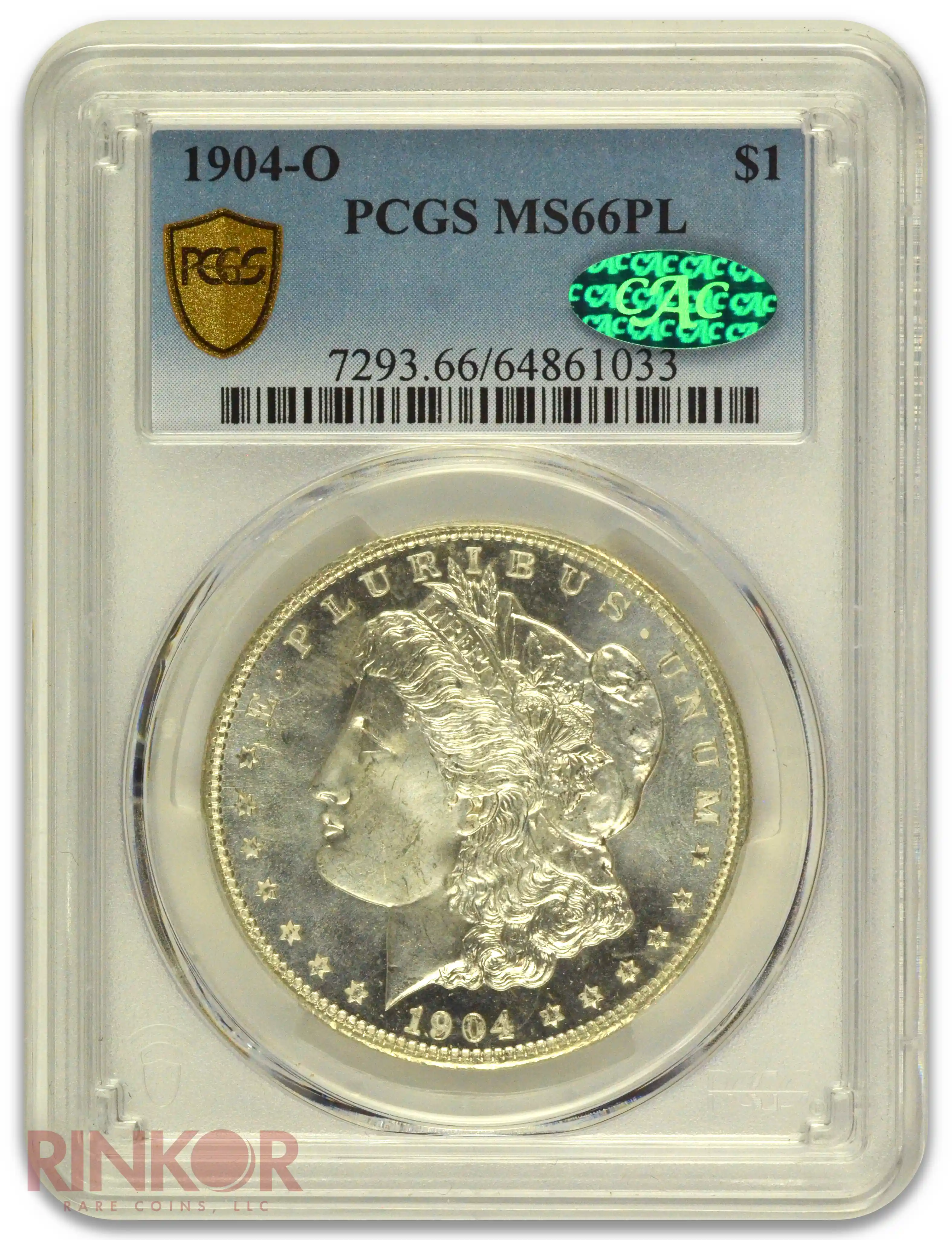 1904-O $1 Morgan Dollar PCGS MS 66 PL CAC