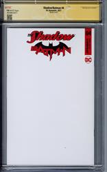 Shadow/Batman #4 DC-Dynamite 2017 Signed by Johnny Desjardins CGC 9.8