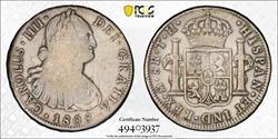 1808/7 Mexico 8 Reales PCGS VF30 