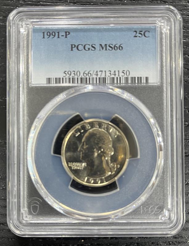 1991-P Washington PCGS MS 66