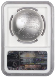 2014 $1 Baseball Hall of Fame MS70 NGC