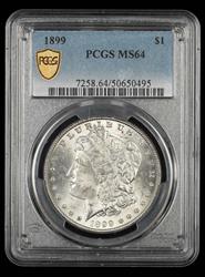 1899 $1 PCGS  MS64