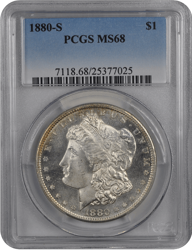 1880-S Morgan PCGS MS 68