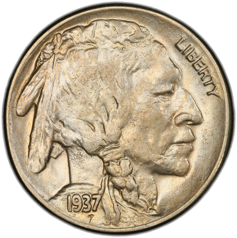 1937-D 5C PCGS AU-58