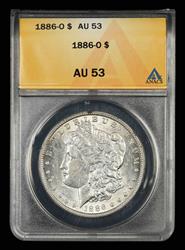 1886 O $1 ANACS AU53