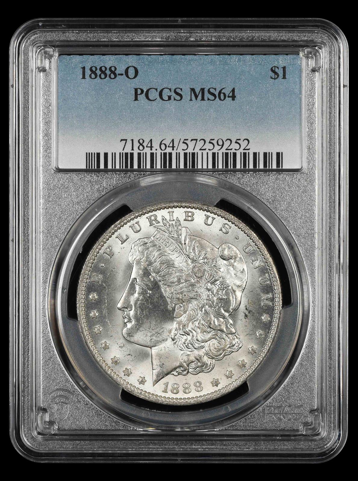 1888-O $1 PCGS MS 64