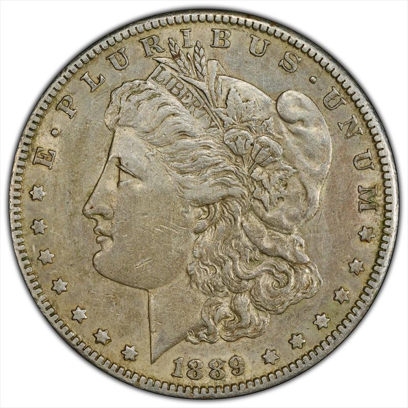 1889-CC $1 PCGS AU-50 CAC