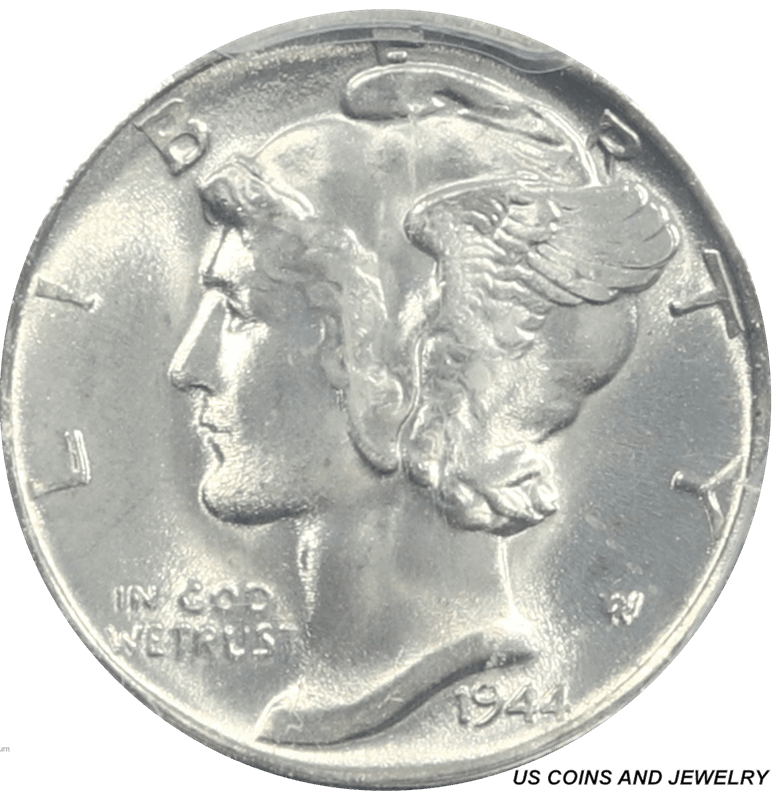 1944-S Mercury Dime, PCGS  MS 66 - Nice White Coin