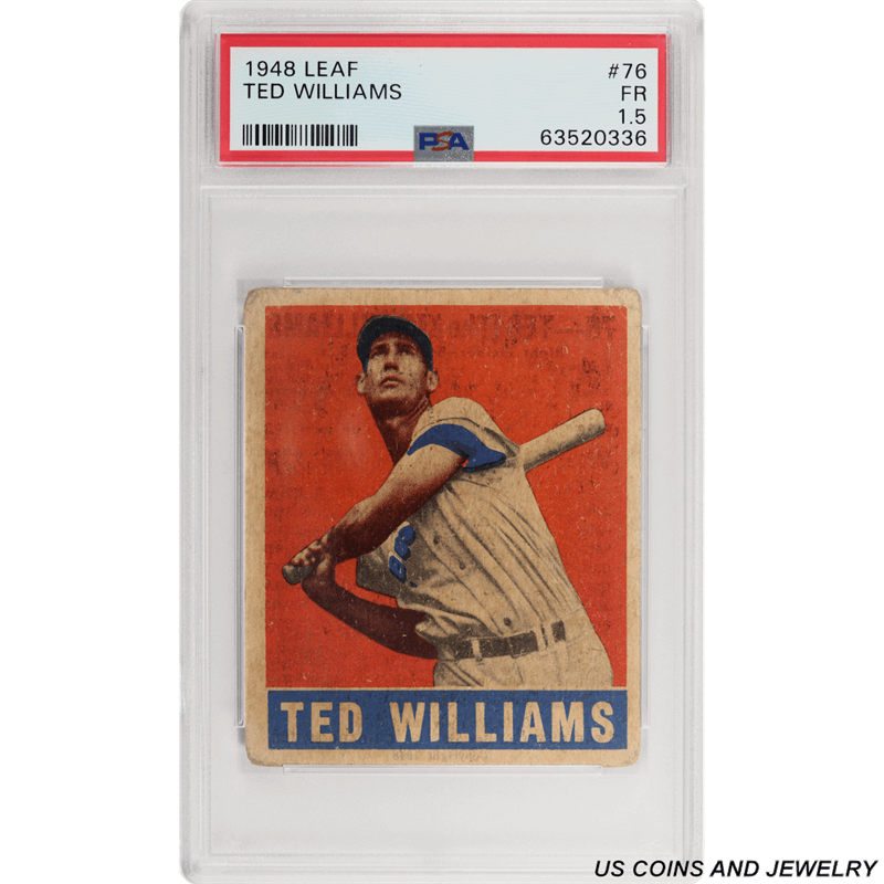 1948 LEAF #76 TED WILLIAMS PSA#63520336 FR 1.5
