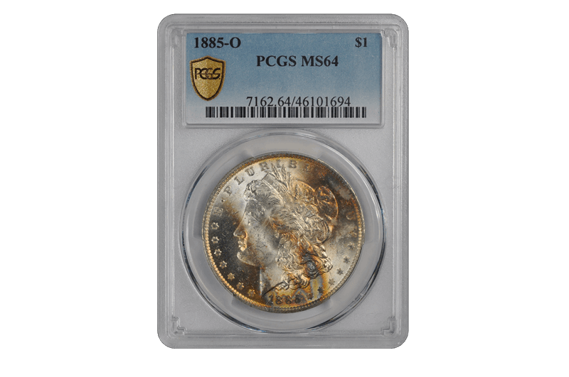 1885-O $1 Morgan Dollar PCGS  #3587-22 MS64