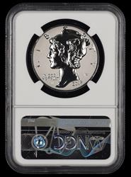 2019 W Eagle High Relief Palladium $25 FDOI Mike Castle Signature Label Mint Error Reverse Struck Thru NGC RP69