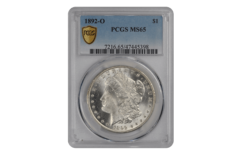 1892-O $1 Morgan Dollar PCGS  #3585-11 MS65