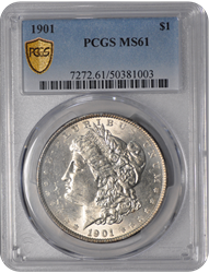 1901 Morgan PCGS MS 61