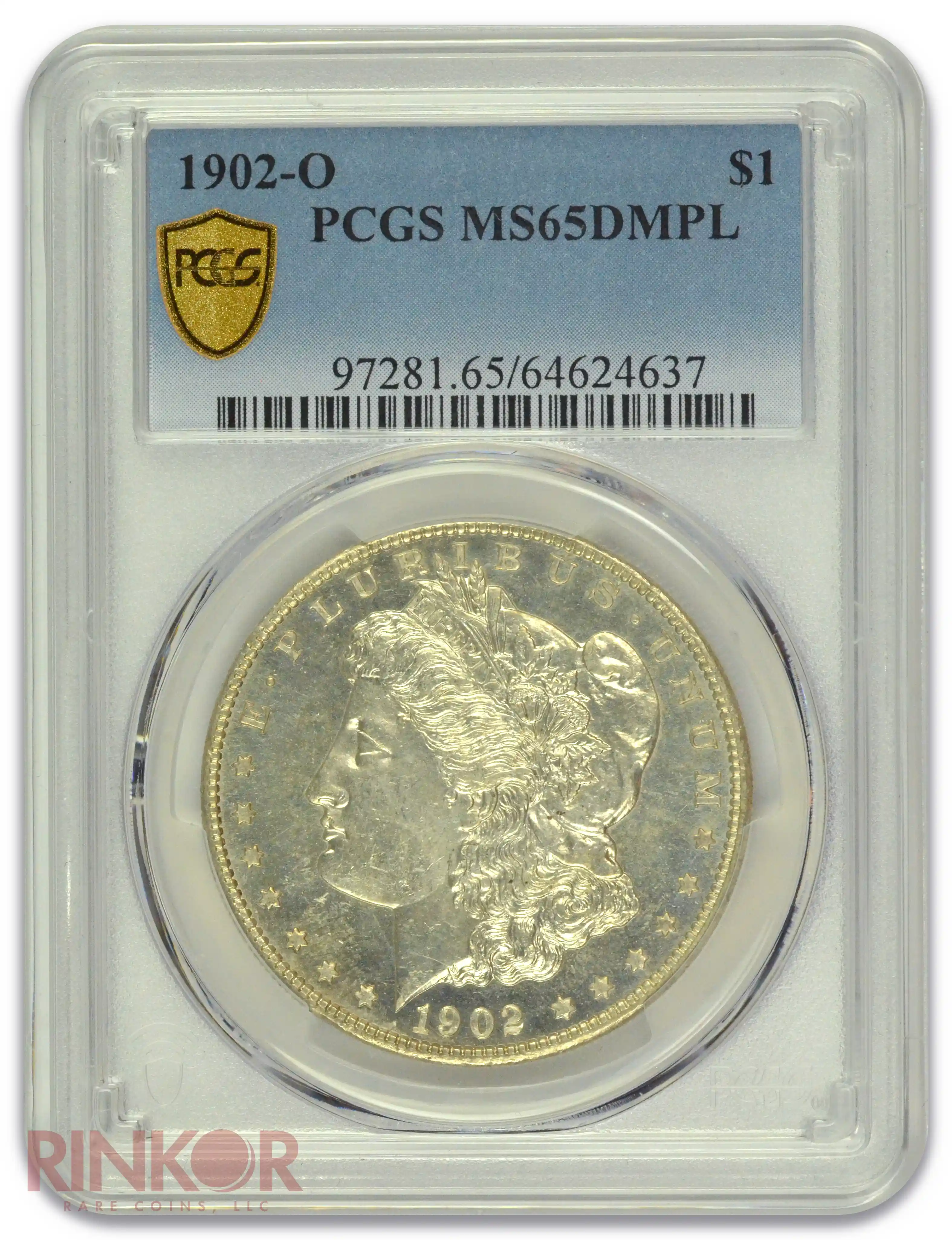 1902-O $1 Morgan Dollar PCGS MS 65 DMPL