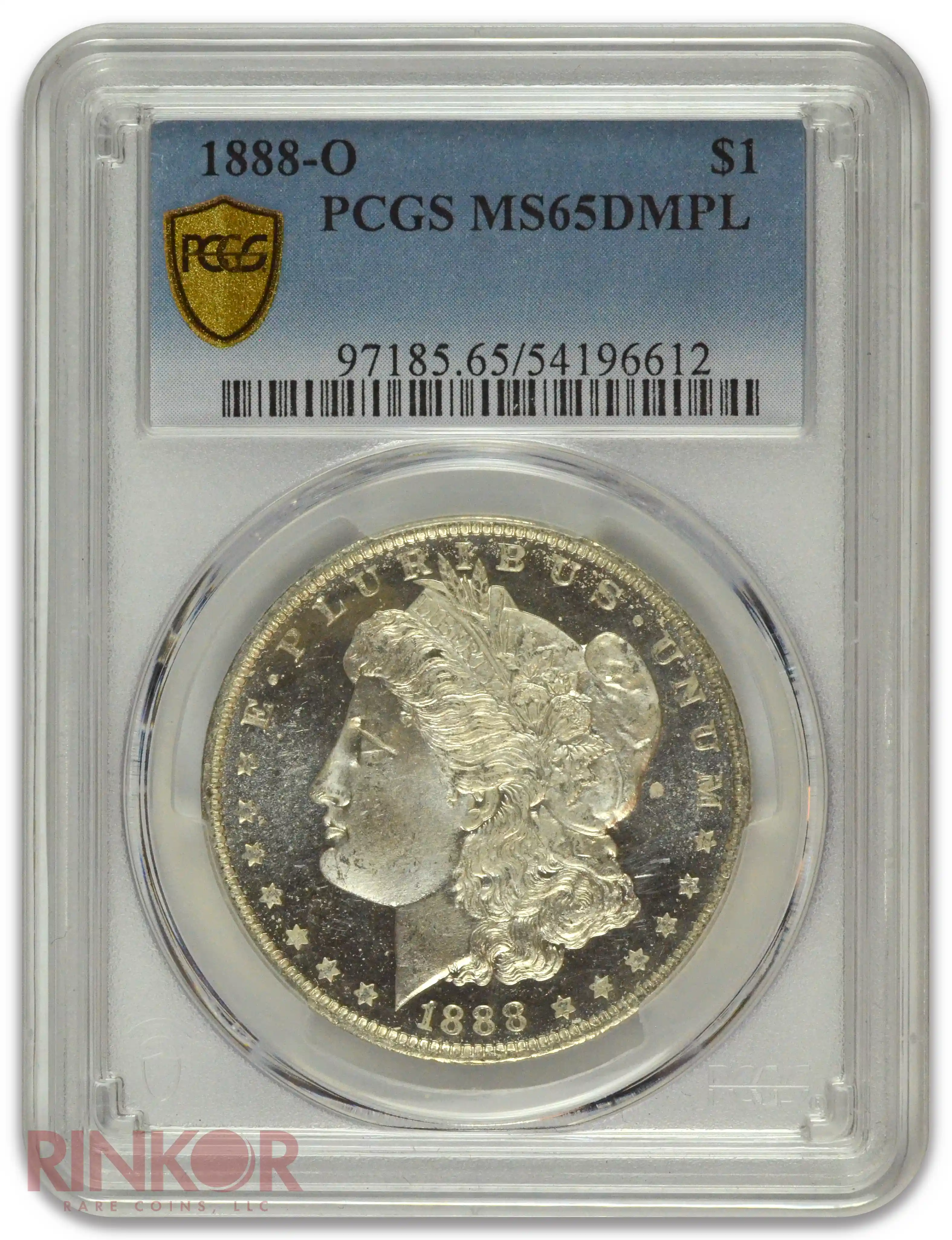 1888-O $1 Morgan Dollar PCGS MS 65 DMPL