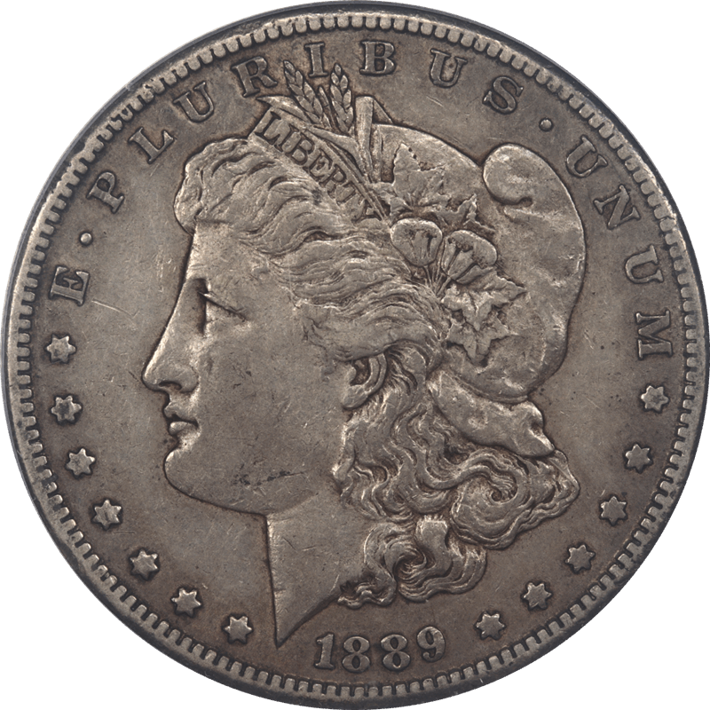 1889-CC Morgan Silver Dollar $1 PCGS XF40 CAC - Key Date, Nice Coin