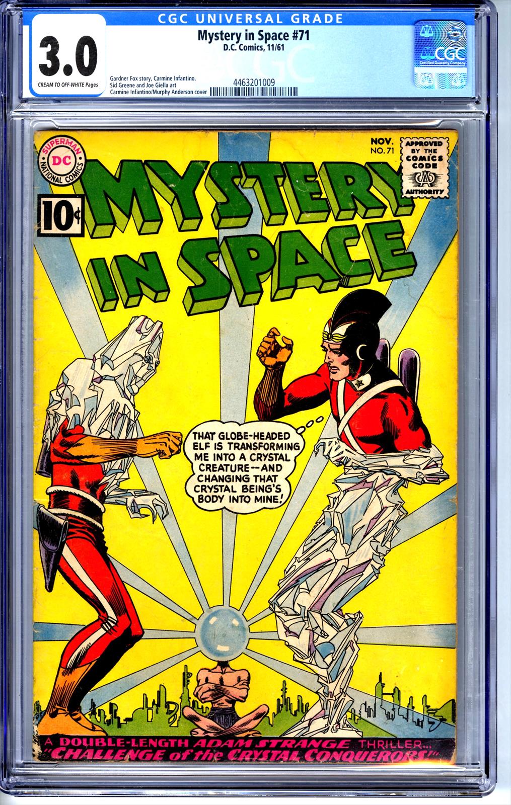Mystery in Space #71 CGC 3.0 3.0