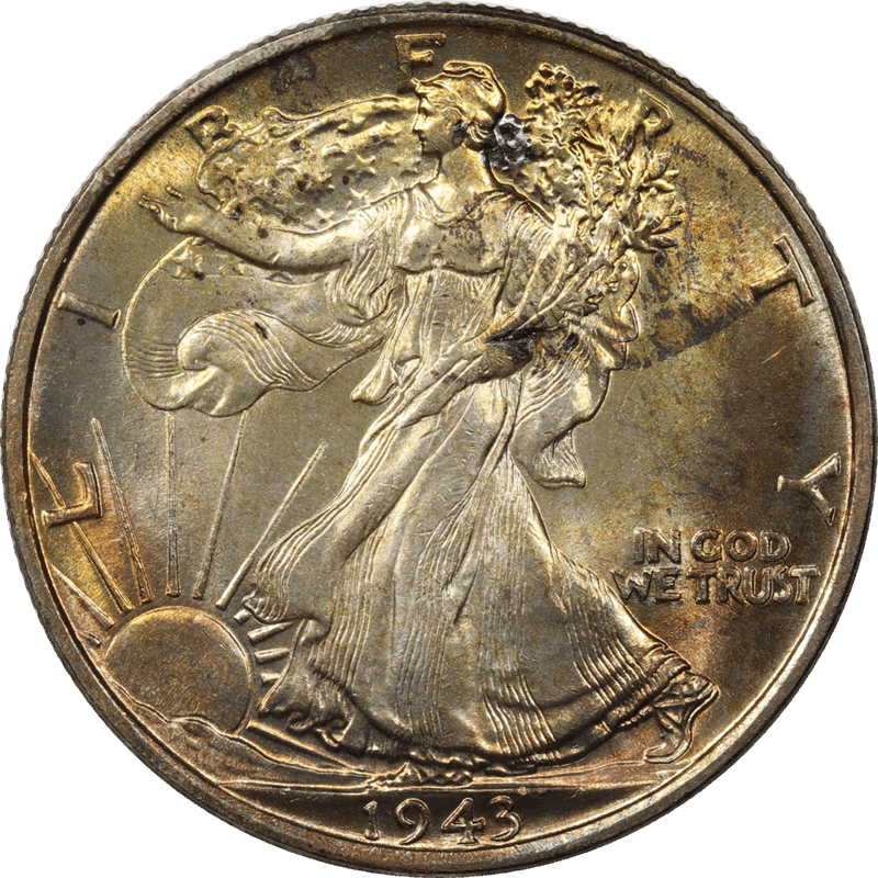 シルバー ゴールド アンティークコイン 1928 S Walking Liberty Silver Half D #1483 - アンティーク 、コレクション