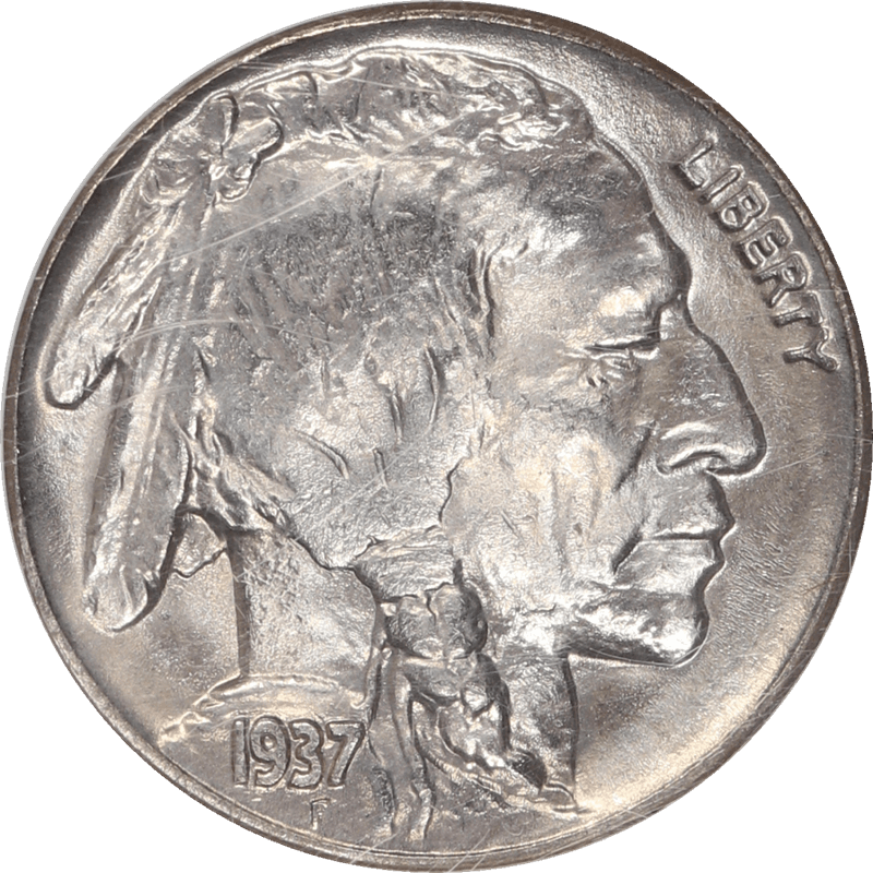 1937 Buffalo Nickel 5c, NGC MS 66 - Nice Coin