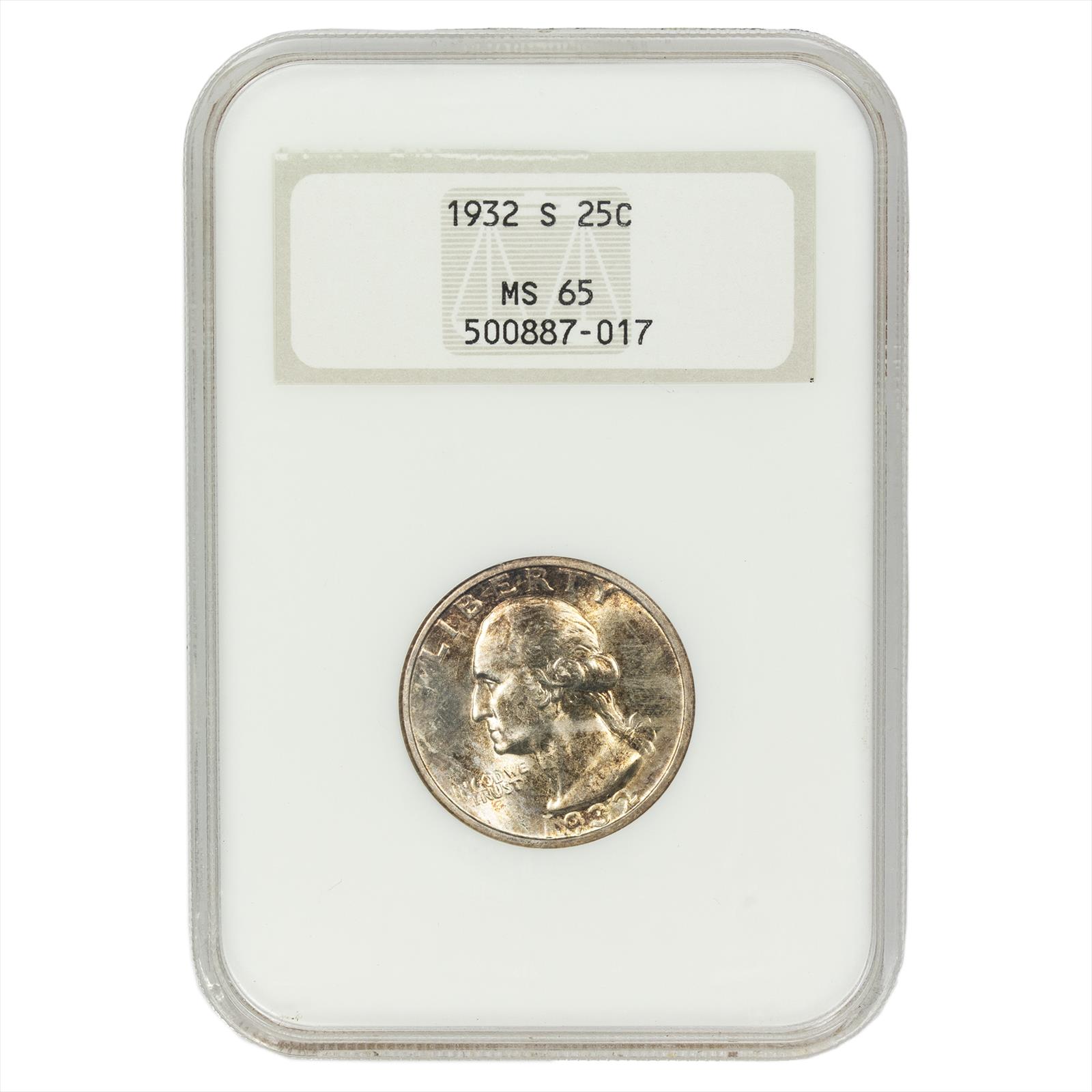 1932-S  Washington Quarter 25c, NGC  MS 65 - Semi Key Date