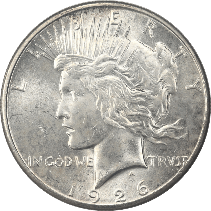 1926-S Peace Silver Dollar $1,  Uncirculated