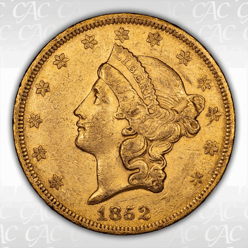 1852 $20 CACG XF-45 
