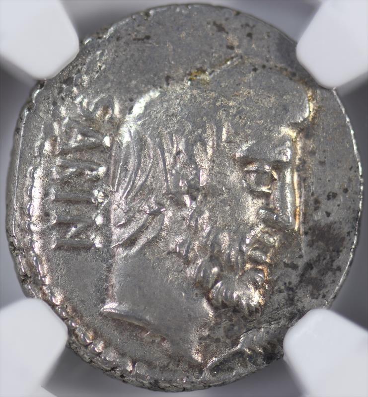 Roman Republic L.Titur Sabinus, C.89 BC AR Denarius CH VF 