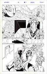 Wetworks #42 Page 16 Artist:  Ken Lashley (Penciller) ,  Richard Friend (Inker) Media Type: Pen and Ink Art Type: Interior Page 