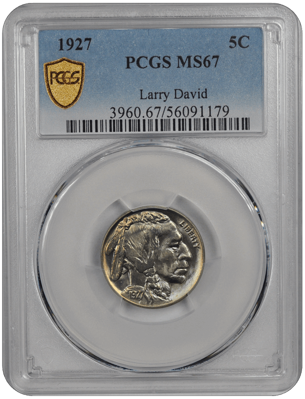 1927 Buffalo PCGS MS 67