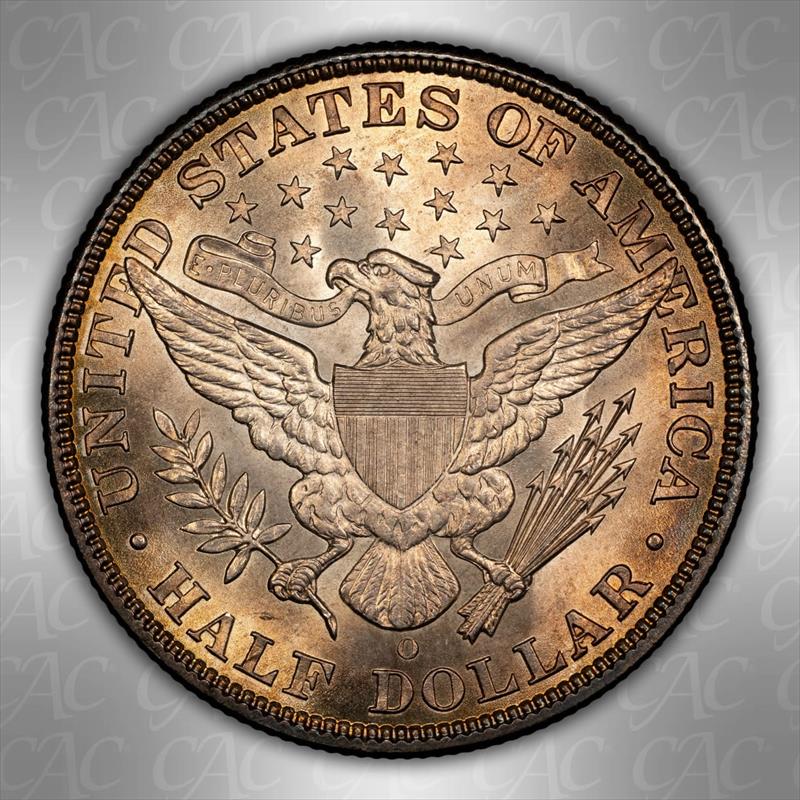 1907-O 50C CACG MS 66 
