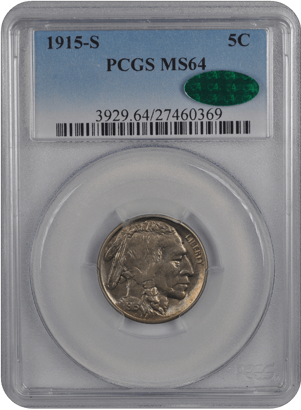 1915-S Buffalo PCGS CAC MS 64