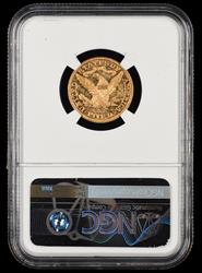 1892 $5 Gold NGC  MS60PL