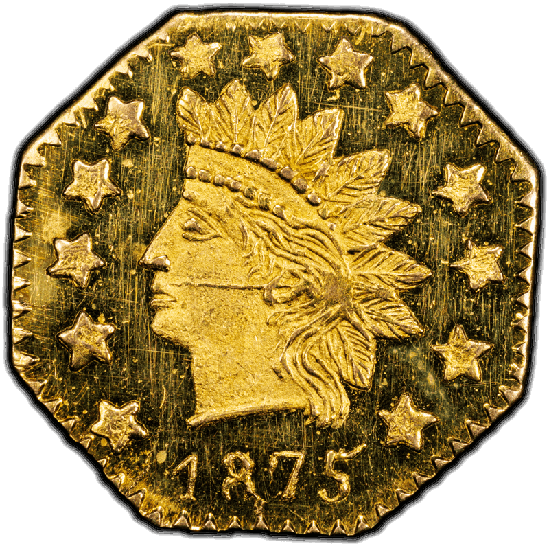 1875 G50c BG-946 PCGS MS 64 PL